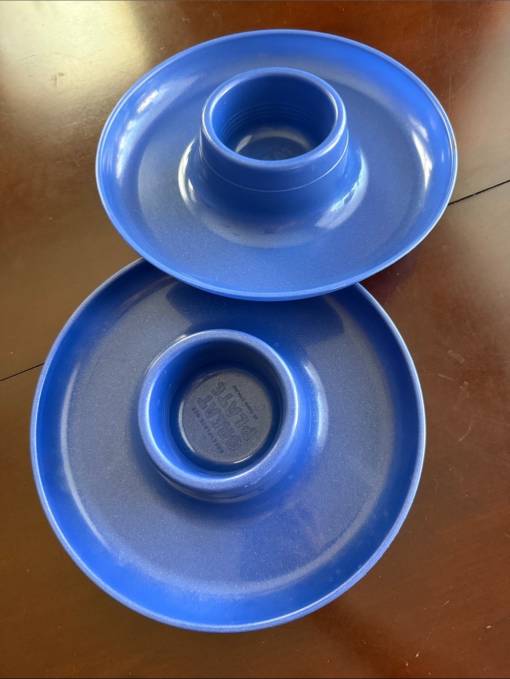 The Great Plate Set Of 2 - Made in USA - Blue
